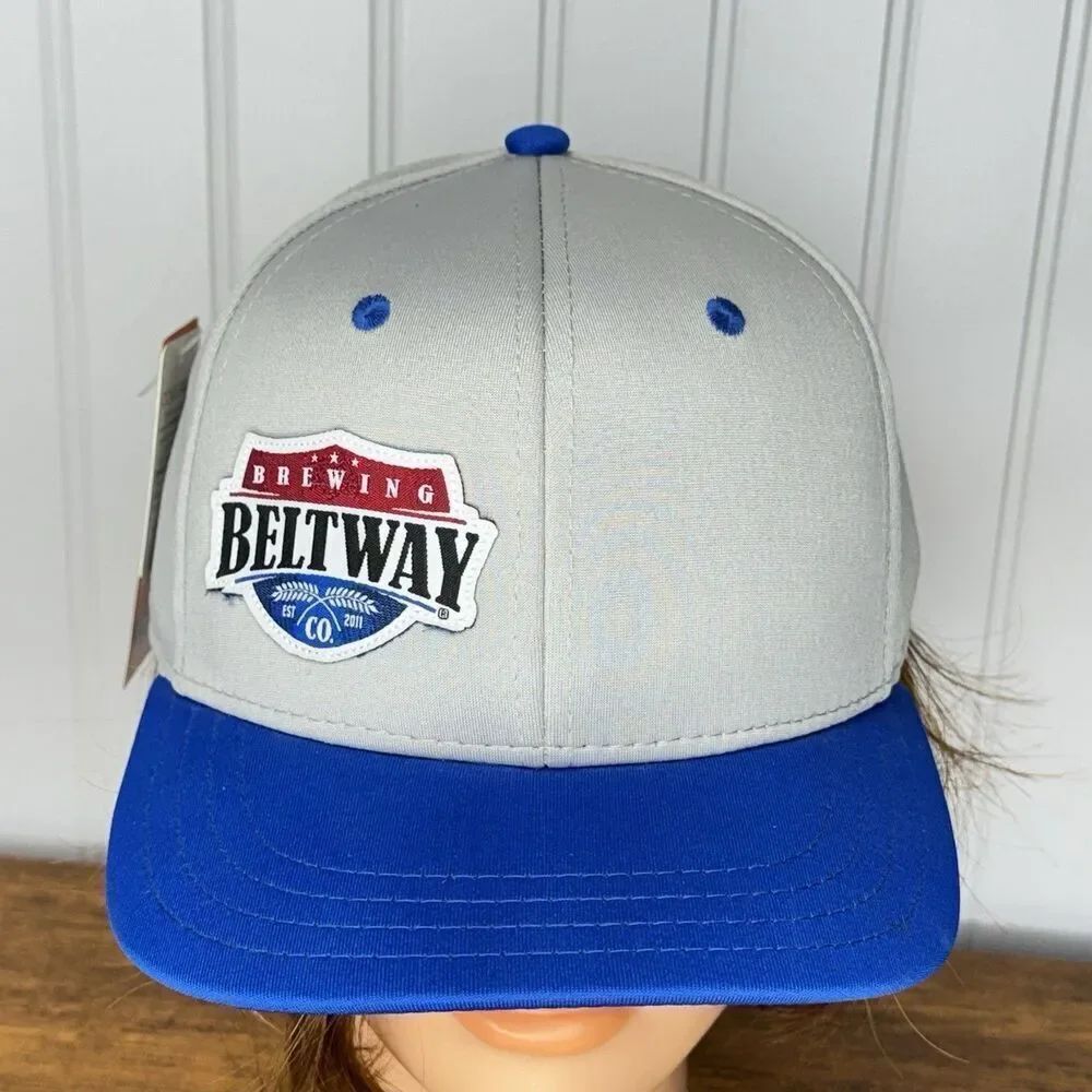 RARE Brewing Beltway Co. Hat Cap Ultra Fit Gray Blue (brewery closed 2023) NWT